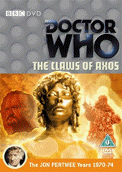 Front sleeve for the Region 2 DVD release of Doctor Who: The Claws of Axos