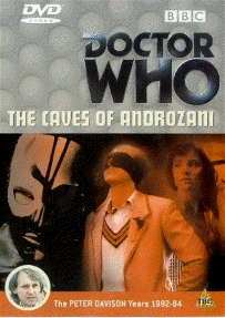 Front sleeve for the Region 2 DVD release of Doctor Who: The Caves of Androzani