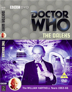 Front sleeve for the Region 2 DVD release of Doctor Who: The Daleks