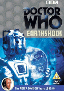 Front sleeve for the Region 2 DVD release of Doctor Who: Earthshock