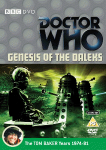 Front sleeve for the Region 2 DVD release of Doctor Who: Genesis of the Daleks