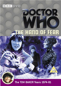 Front sleeve for the Region 2 DVD release of Doctor Who: The Hand of Fear