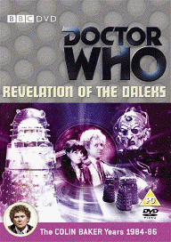 Front sleeve for the Region 2 DVD release of Doctor Who: Revelation of the Daleks