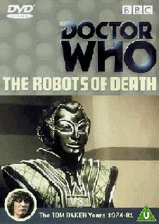 Front sleeve for the Region 2 DVD release of Doctor Who: The Robots of Death